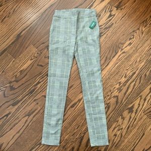 SIMONS Plaid leggings